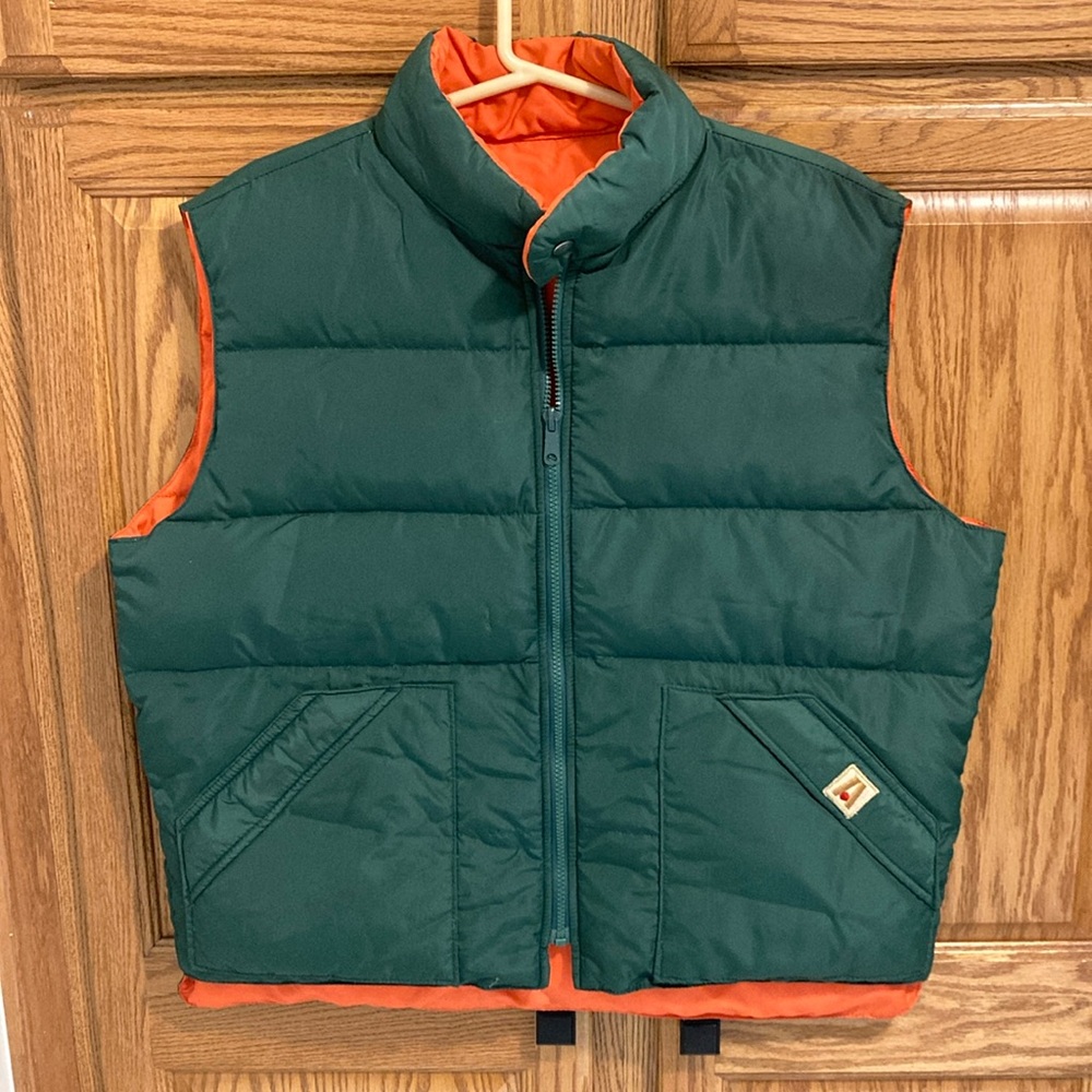 Vintage reversible down vest